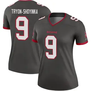 Tampa Bay Buccaneers Women's Joe Tryon-Shoyinka Legend Pewter Alternate Jersey