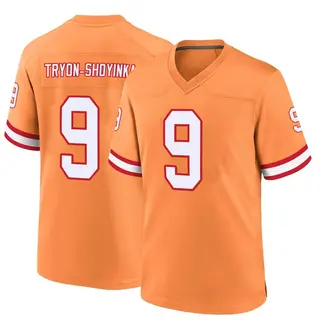 Tampa Bay Buccaneers Youth Joe Tryon-Shoyinka Game Throwback Jersey - Orange